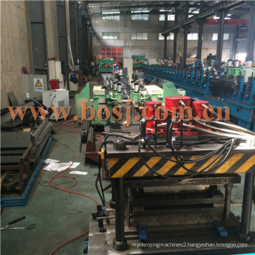 Supermarket Gondola Metal Shelf Panel Roll Forming Production Machine Supplier Thailand